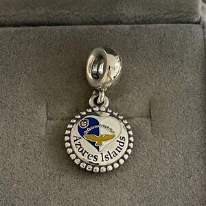 Pandora Azores Flag Exclusive Charm Travel Bead Authentic New with Box